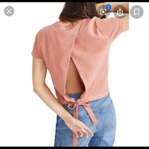 Bright red Madewell Verse top excellent condition